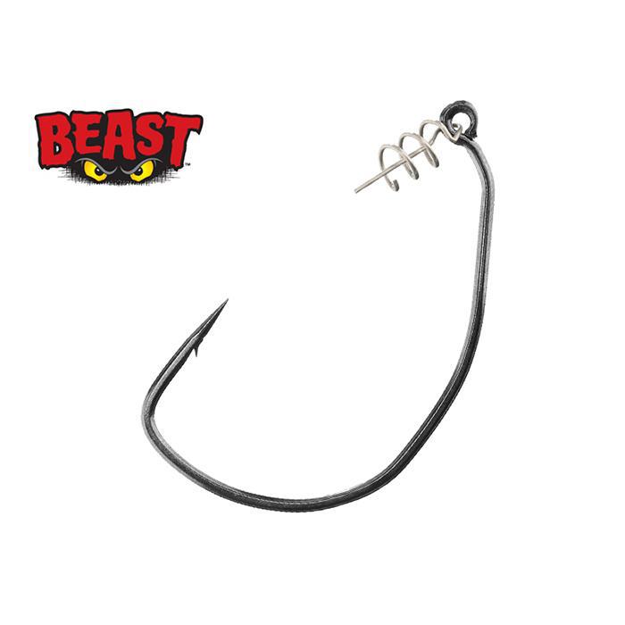 1 Packet of Owner 5130 Beast Unweighted Hooks with Twistlock Centering Pins